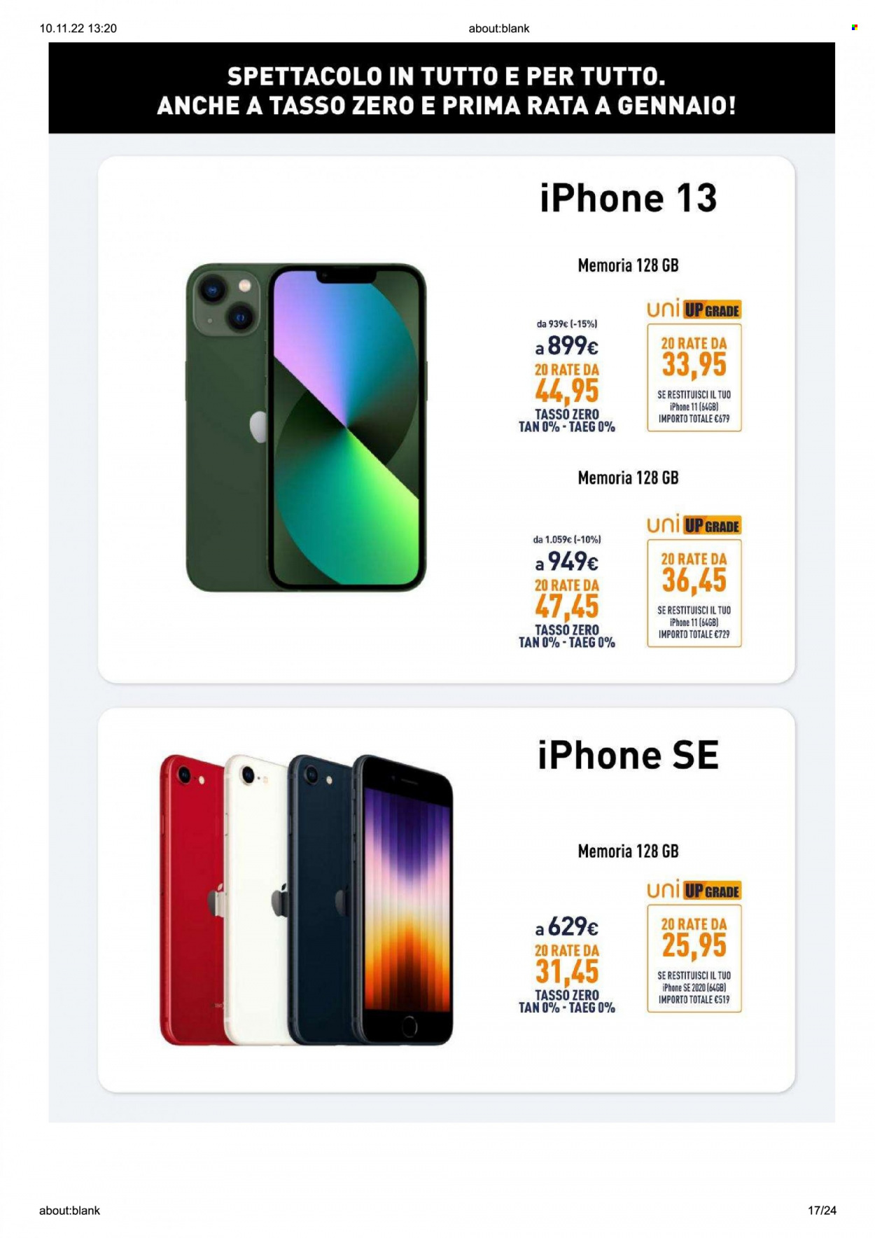 Volantino Unieuro - 10/11/2022 - 16/11/2022. Pagina 17