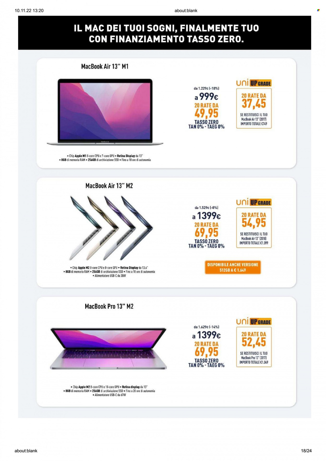 Volantino Unieuro - 10/11/2022 - 16/11/2022. Pagina 18