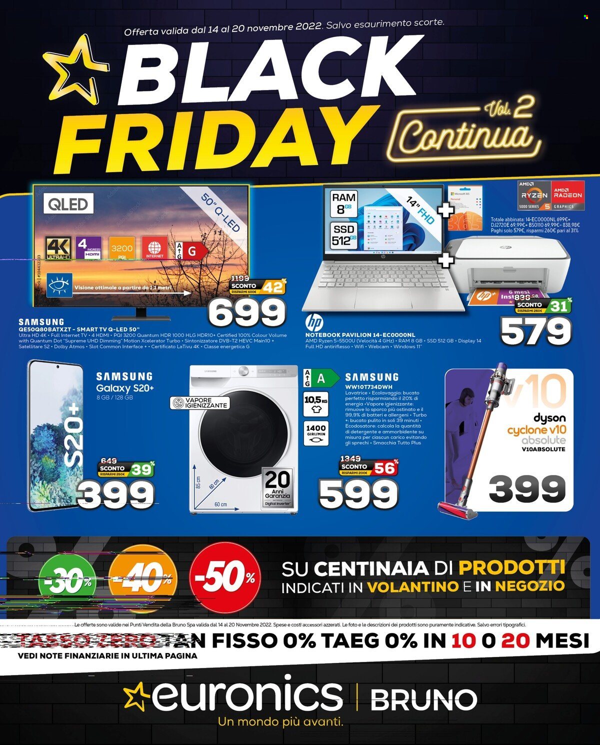 Volantino Euronics - 14/11/2022 - 20/11/2022. Pagina 1