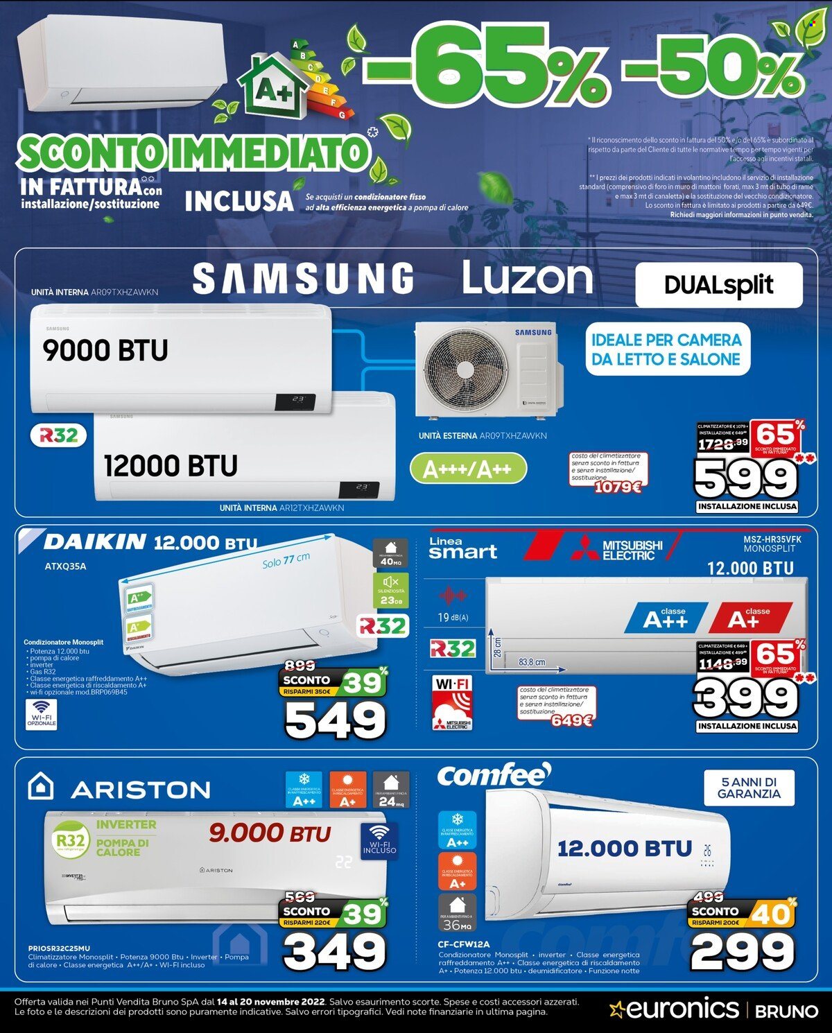 Volantino Euronics - 14/11/2022 - 20/11/2022. Pagina 36
