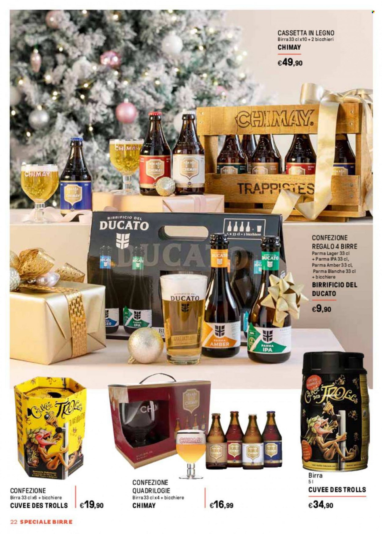 thumbnail - Volantino Iper, La grande i - 14/11/2022 - 24/12/2022 - Prodotti in offerta - birra, birra tipo IPA, birra tipo lager. Pagina 22.