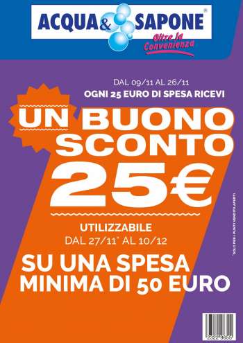 Volantino Acqua & Sapone - 9/11/2022 - 10/12/2022.