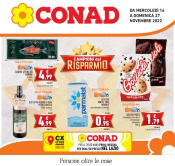 Volantino Conad - 16/11/2022 - 27/11/2022.