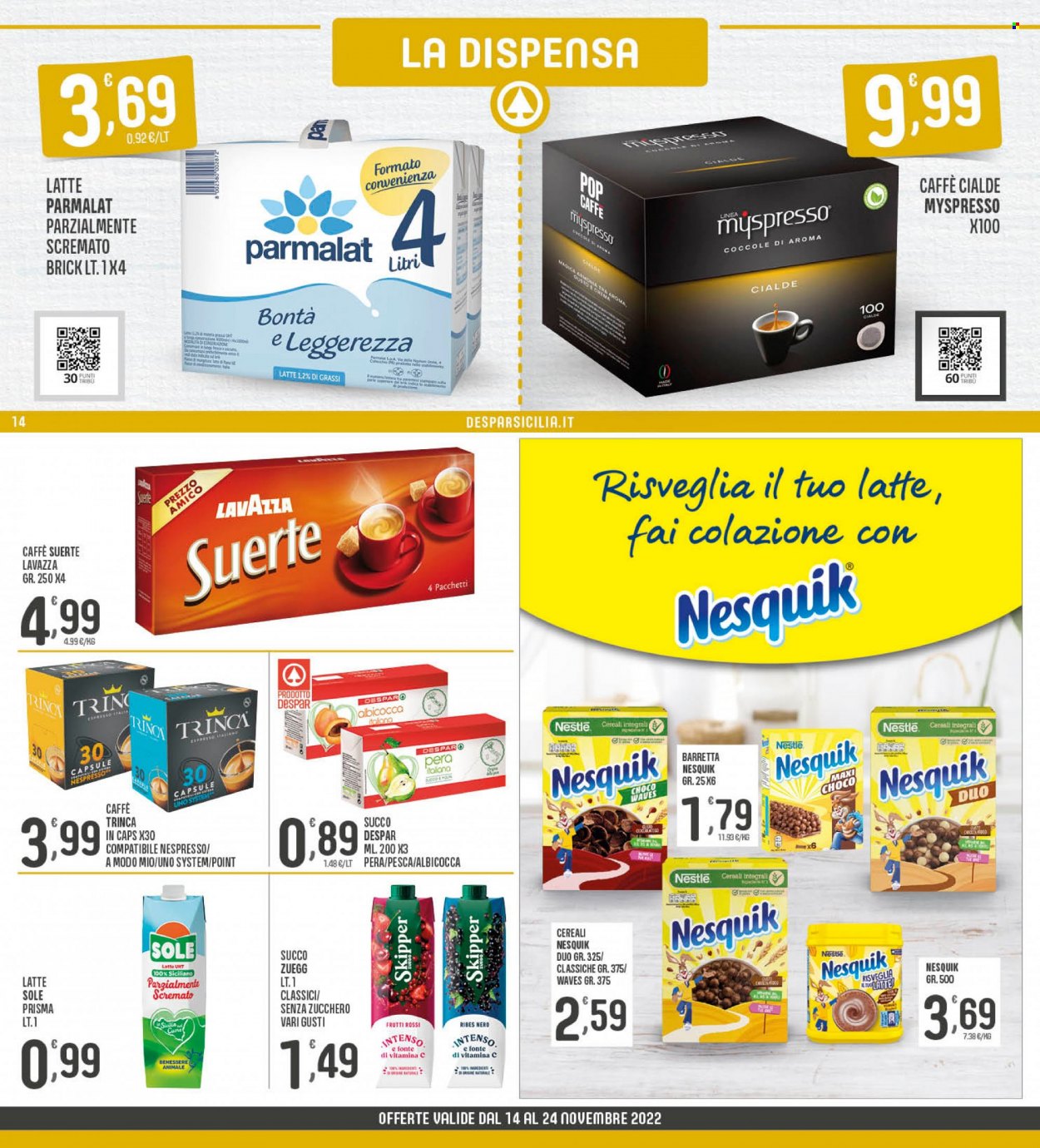 Volantino Eurospar - 14/11/2022 - 24/11/2022. Pagina 14