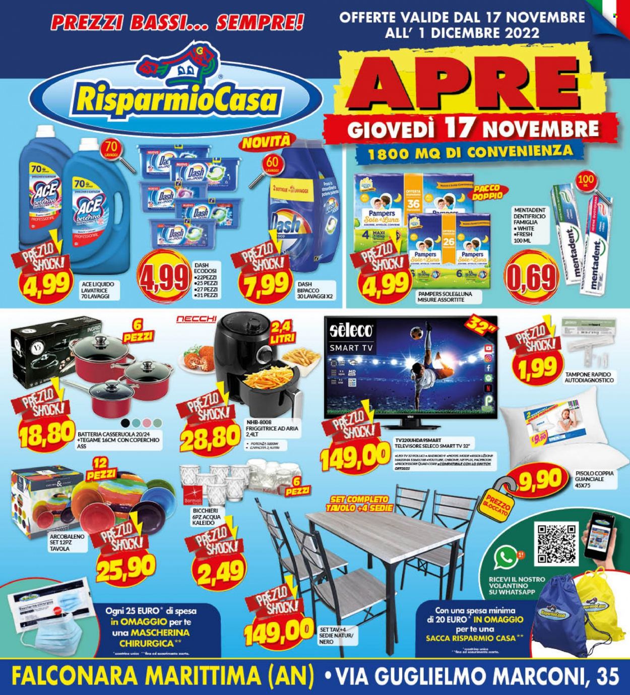 Volantino Risparmio Casa - 17/11/2022 - 1/12/2022. Pagina 1