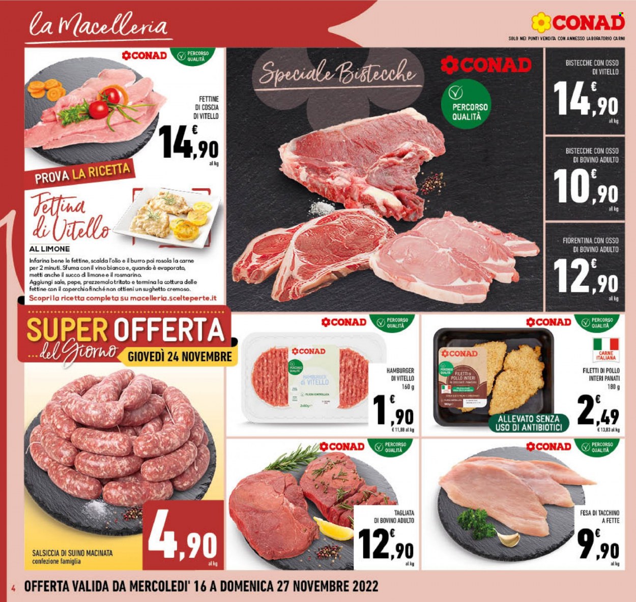 Volantino Conad - 16/11/2022 - 27/11/2022. Pagina 4