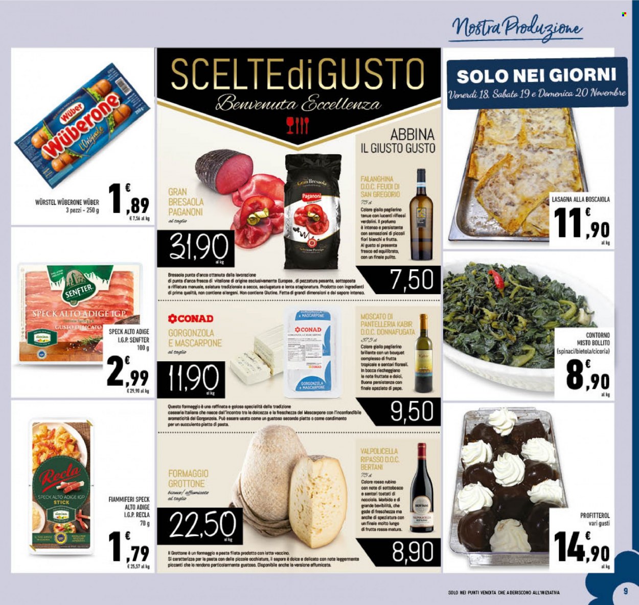 Leták Conad - 16.11.2022 - 27.11.2022. Strana 9