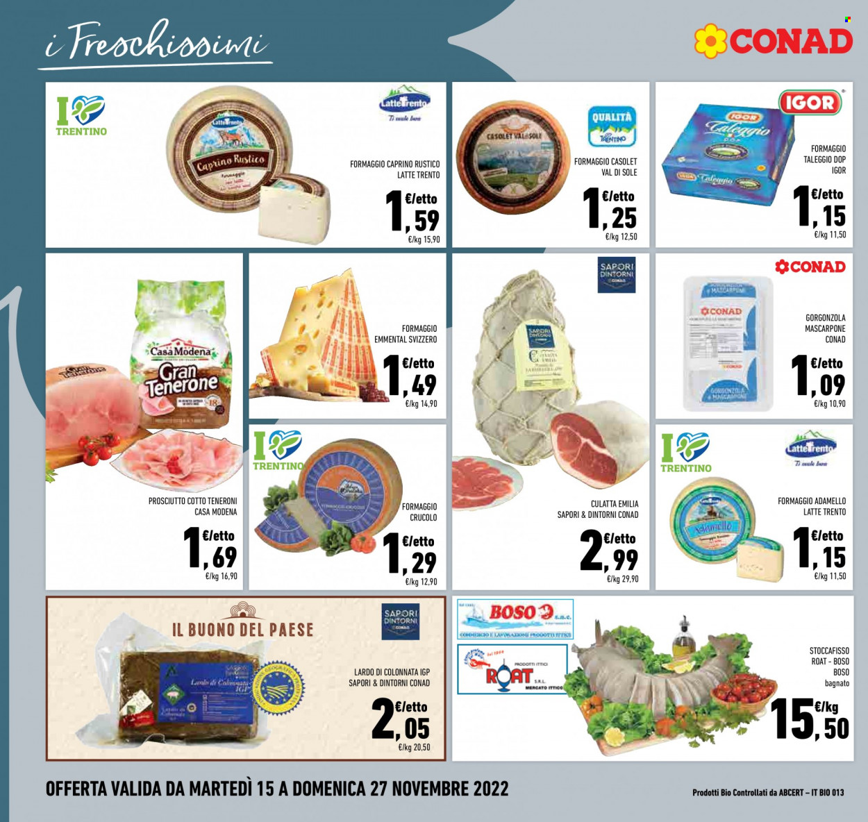Leták Conad - 15.11.2022 - 27.11.2022. Strana 8
