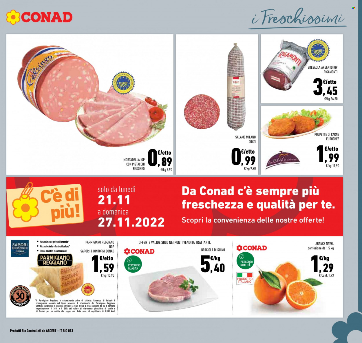 Leták Conad - 15.11.2022 - 27.11.2022. Strana 9