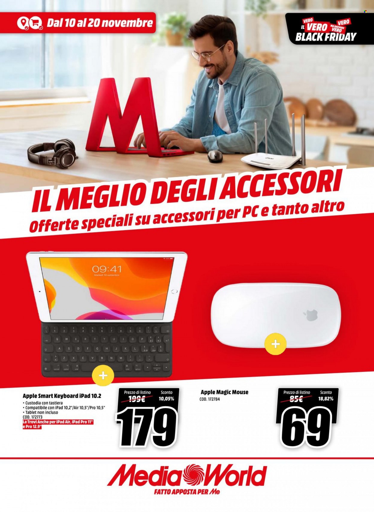 Volantino MediaWorld - 10/11/2022 - 20/11/2022. Pagina 1