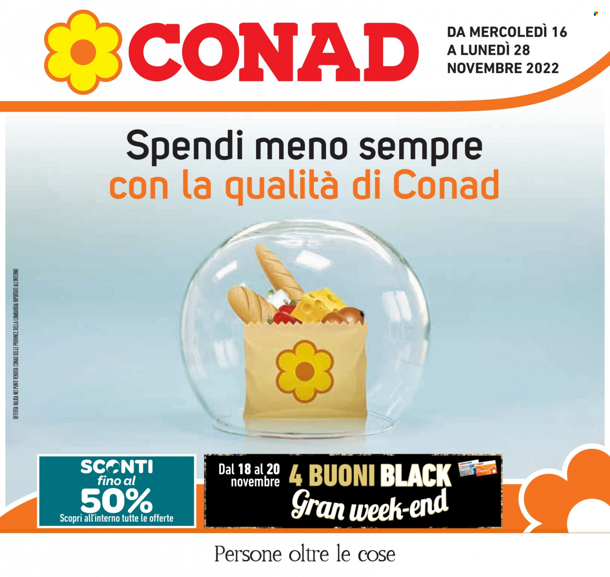 Leták Conad - 16.11.2022 - 28.11.2022. Strana 1