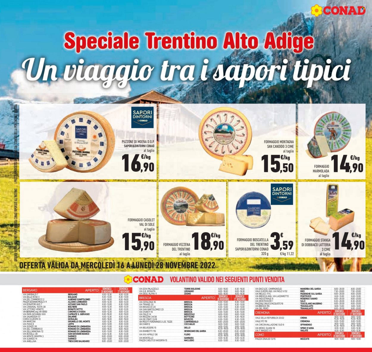 Leták Conad - 16.11.2022 - 28.11.2022. Strana 18