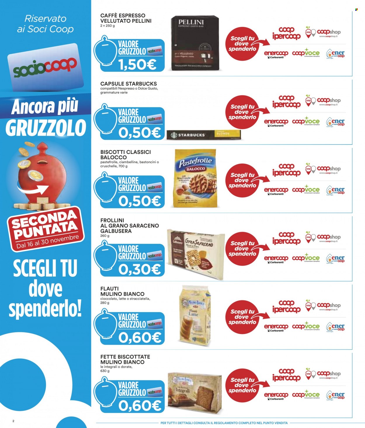 Volantino Coop - 16/11/2022 - 30/11/2022. Pagina 2