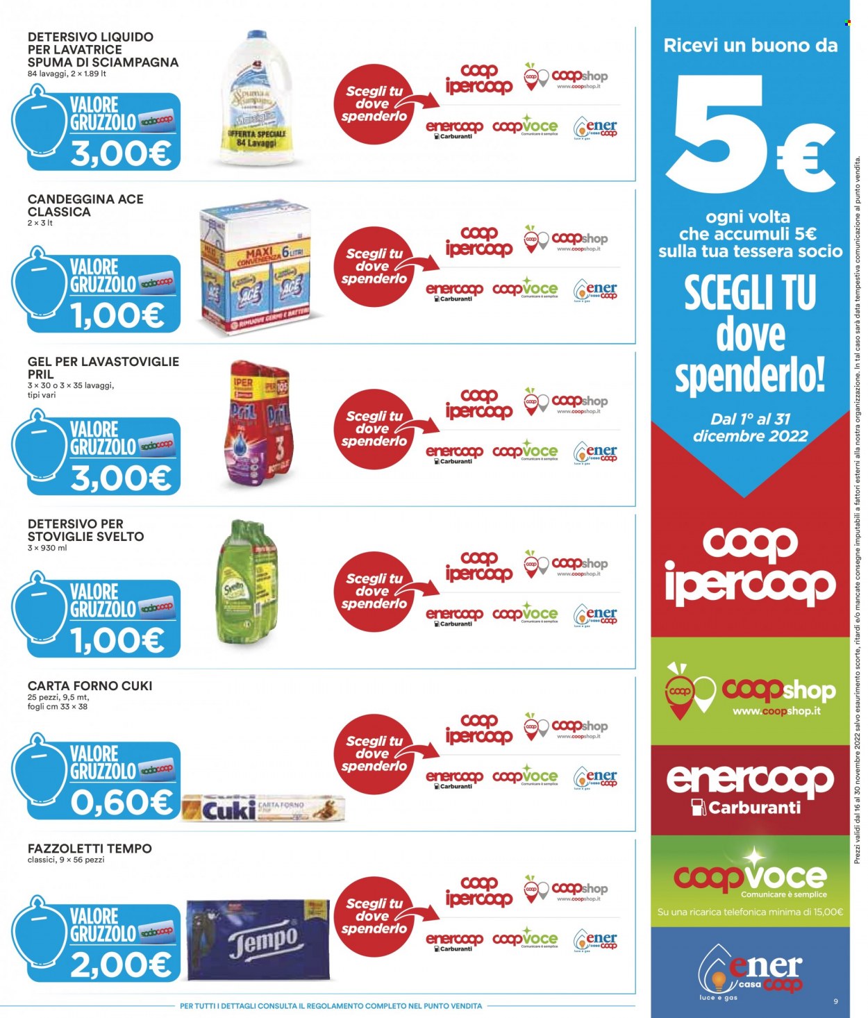 Volantino Coop - 16/11/2022 - 30/11/2022. Pagina 9