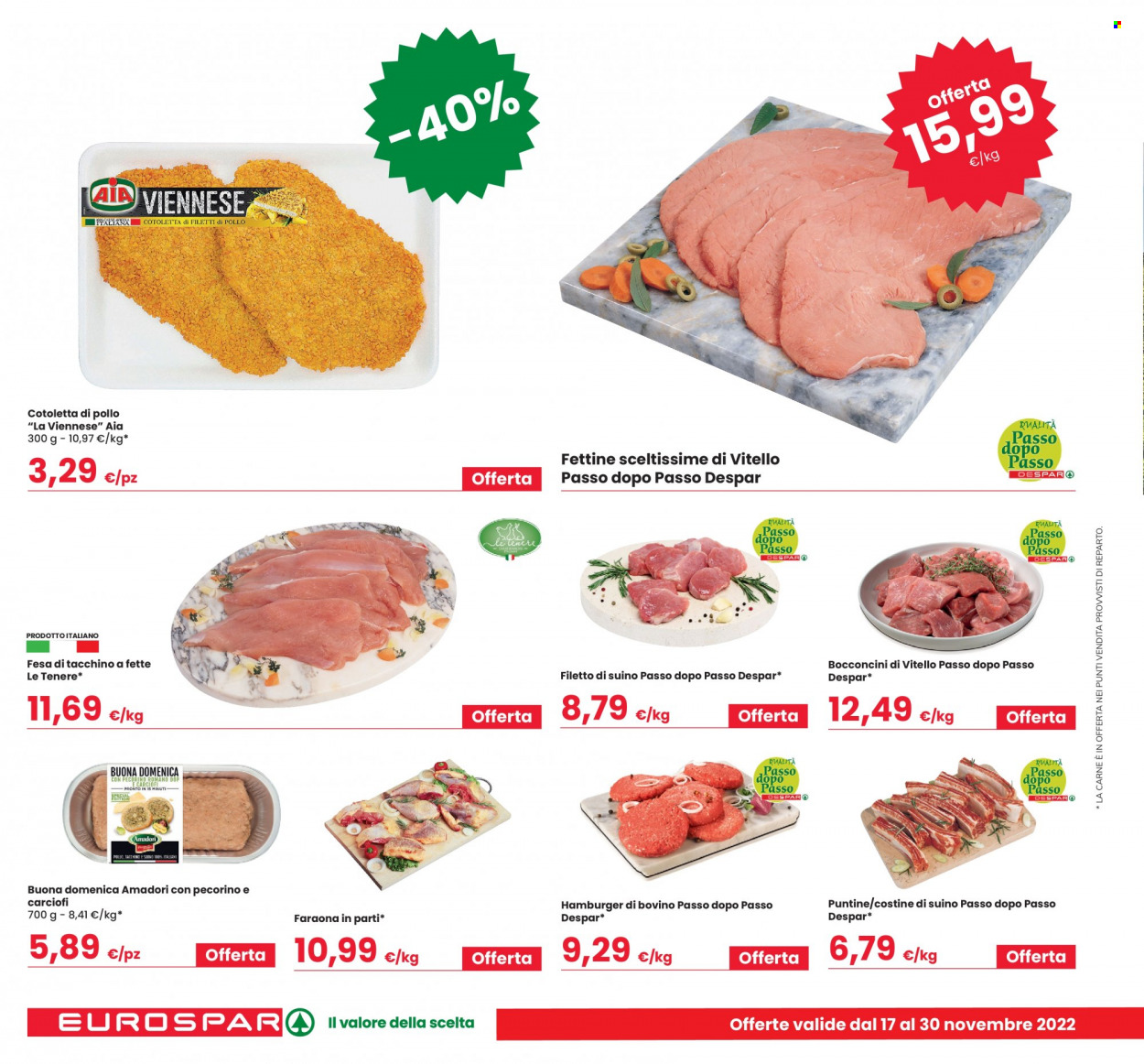 Volantino Eurospar - 17/11/2022 - 30/11/2022. Pagina 10