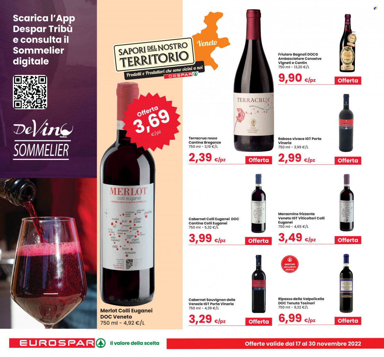 Volantino Eurospar - 17/11/2022 - 30/11/2022. Pagina 16
