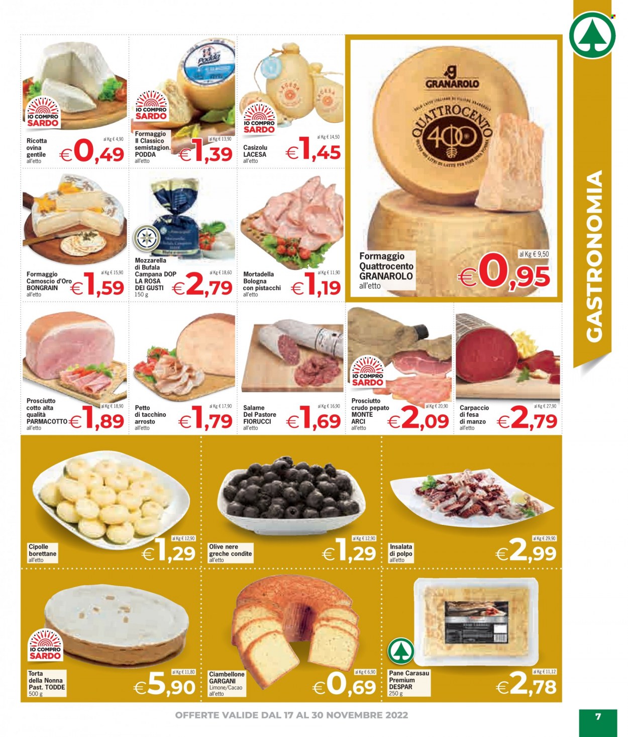 Volantino Eurospar - 17/11/2022 - 30/11/2022. Pagina 7