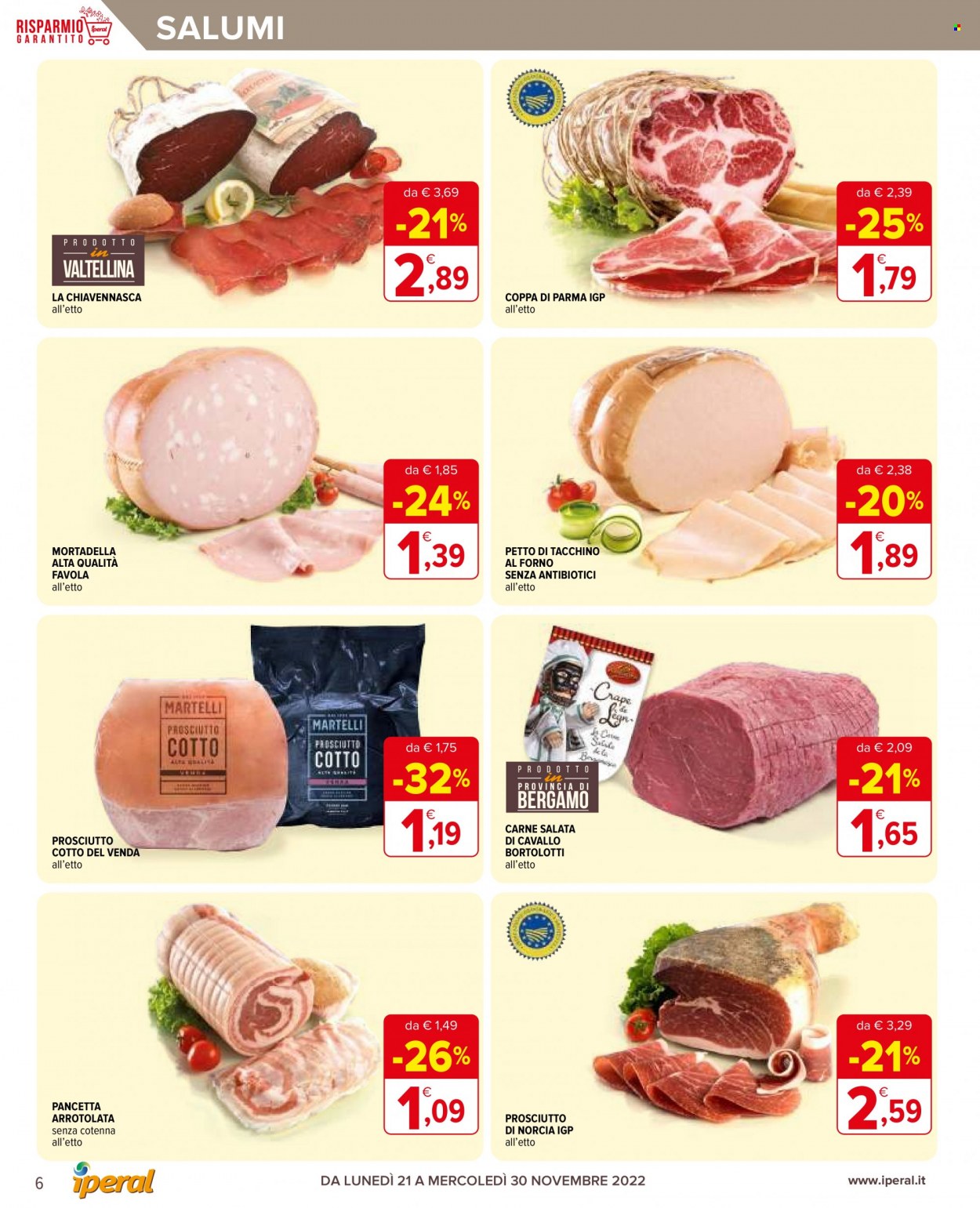 Volantino Iperal - 21/11/2022 - 30/11/2022. Pagina 6