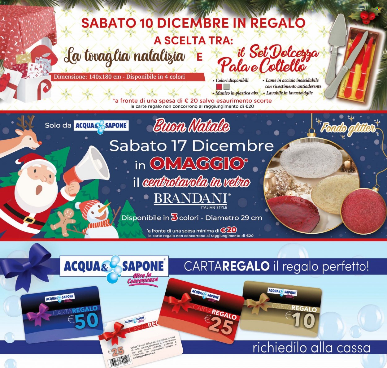 thumbnail - Volantino Acqua & Sapone - 23/11/2022 - 31/12/2022 - Prodotti in offerta - sapone, centrotavola, coltello. Pagina 28.
