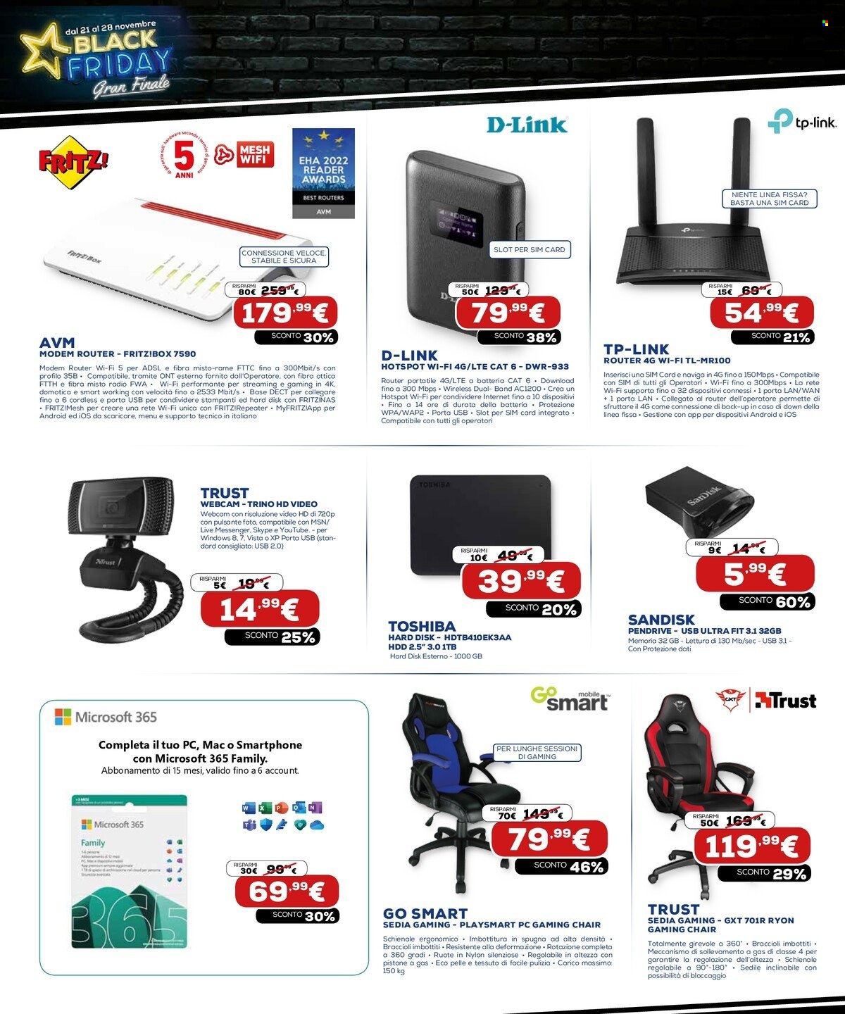 Volantino Euronics - 21/11/2022 - 28/11/2022. Pagina 14