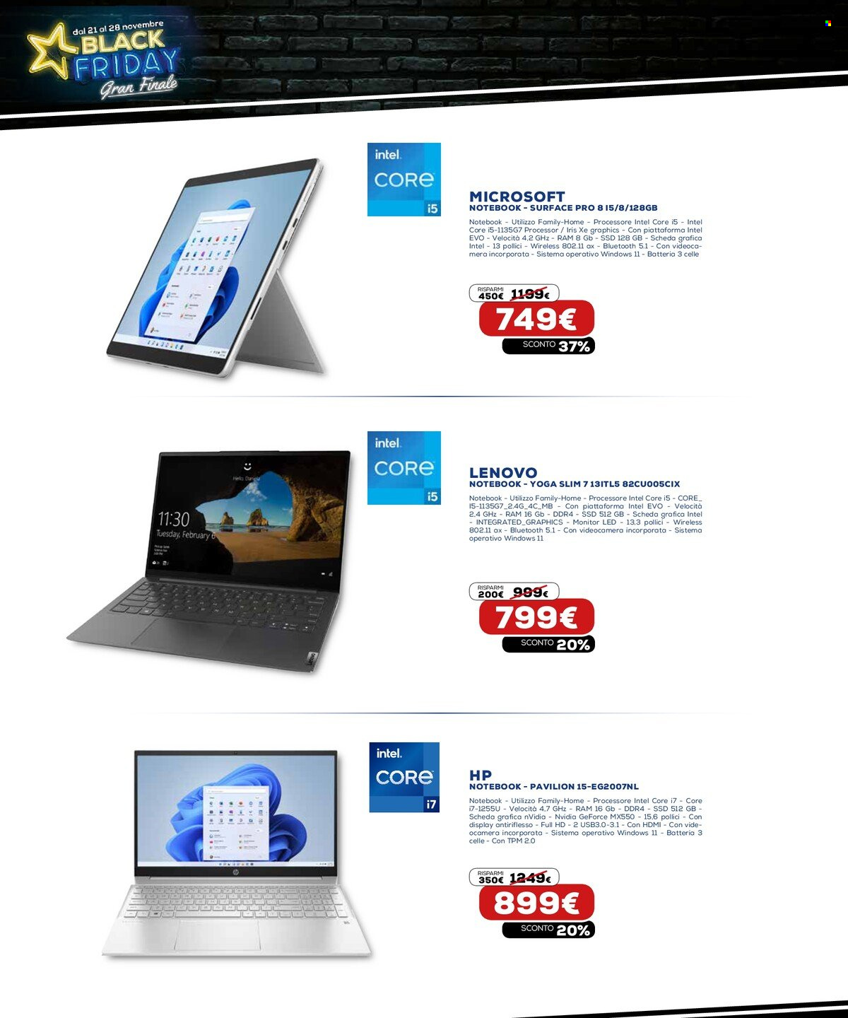 Volantino Euronics - 21/11/2022 - 28/11/2022. Pagina 18