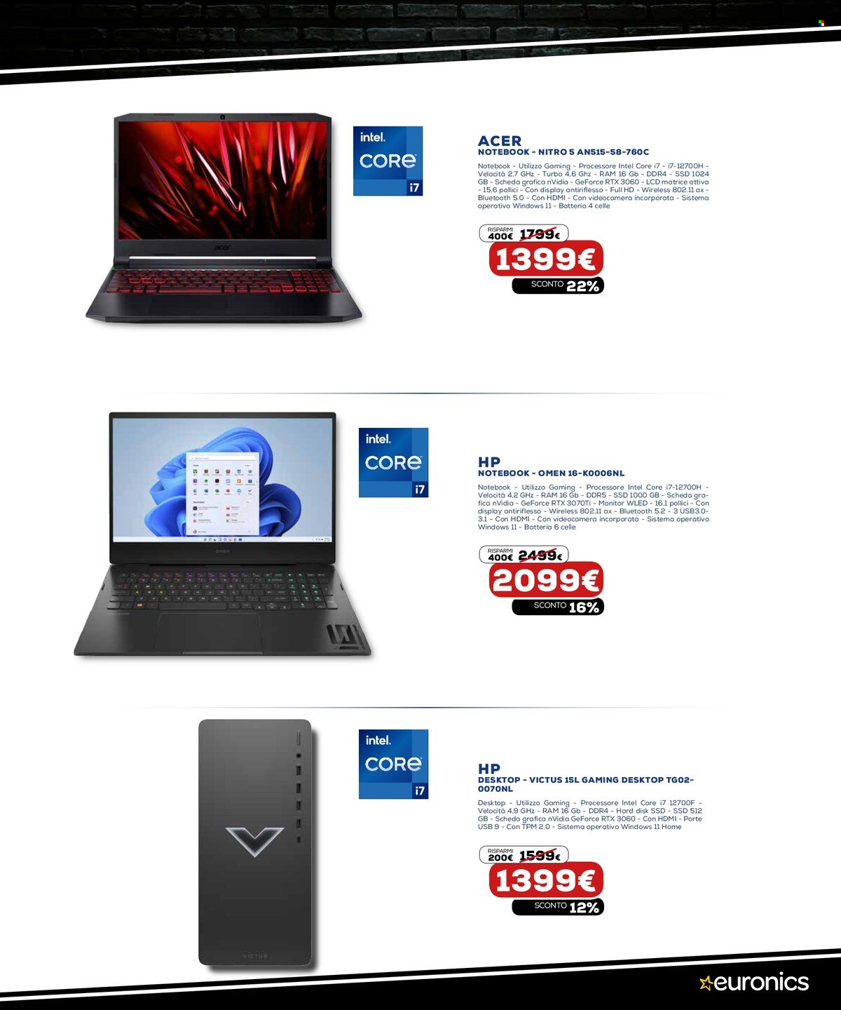 Volantino Euronics - 21/11/2022 - 28/11/2022. Pagina 19