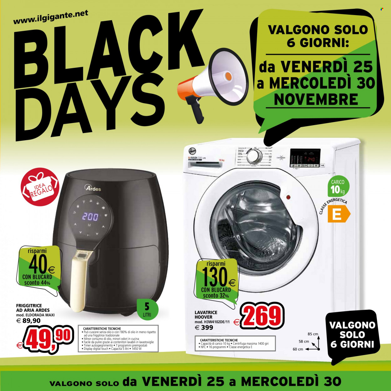 Volantino Il Gigante - 21/11/2022 - 30/11/2022. Pagina 5