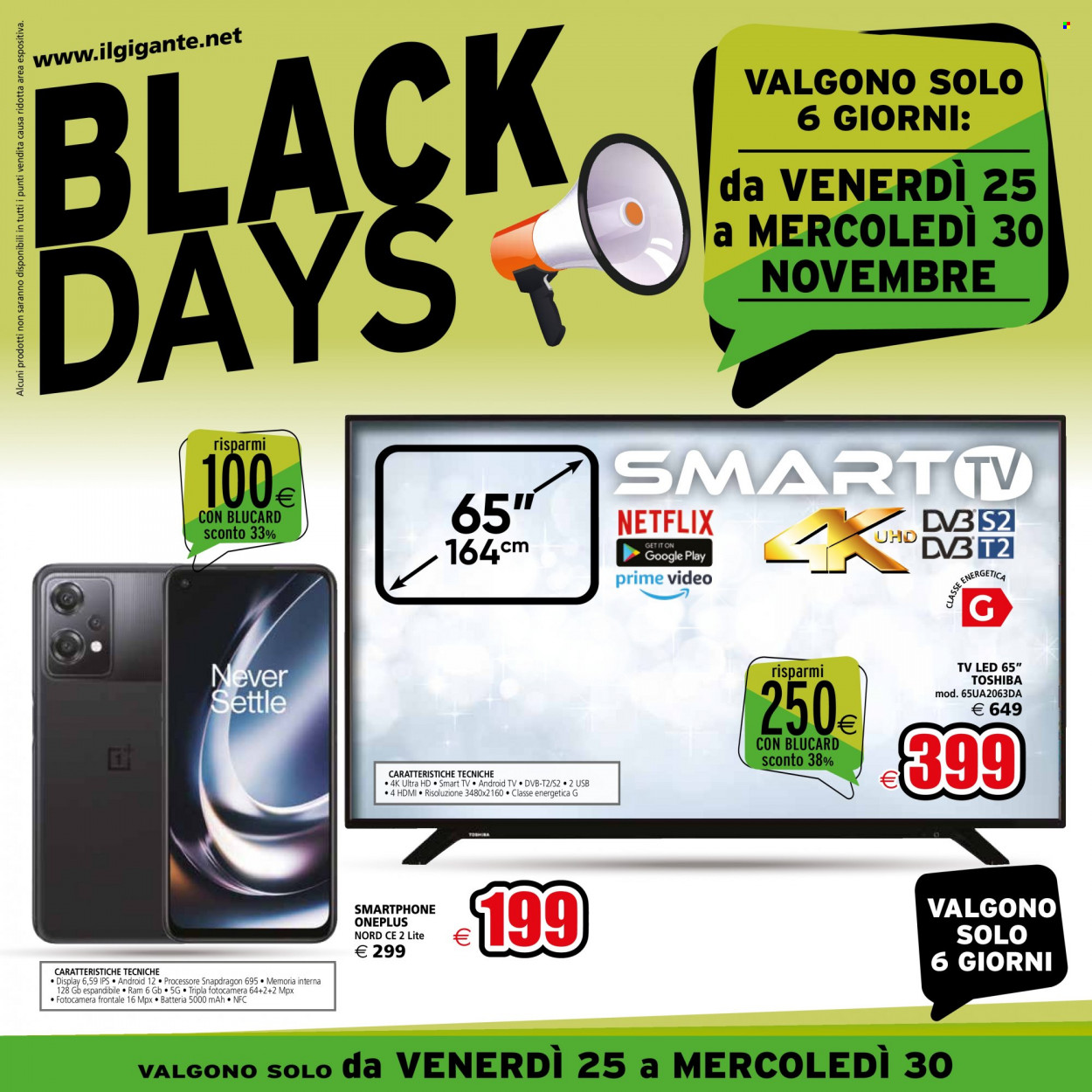Volantino Il Gigante - 21/11/2022 - 30/11/2022. Pagina 6