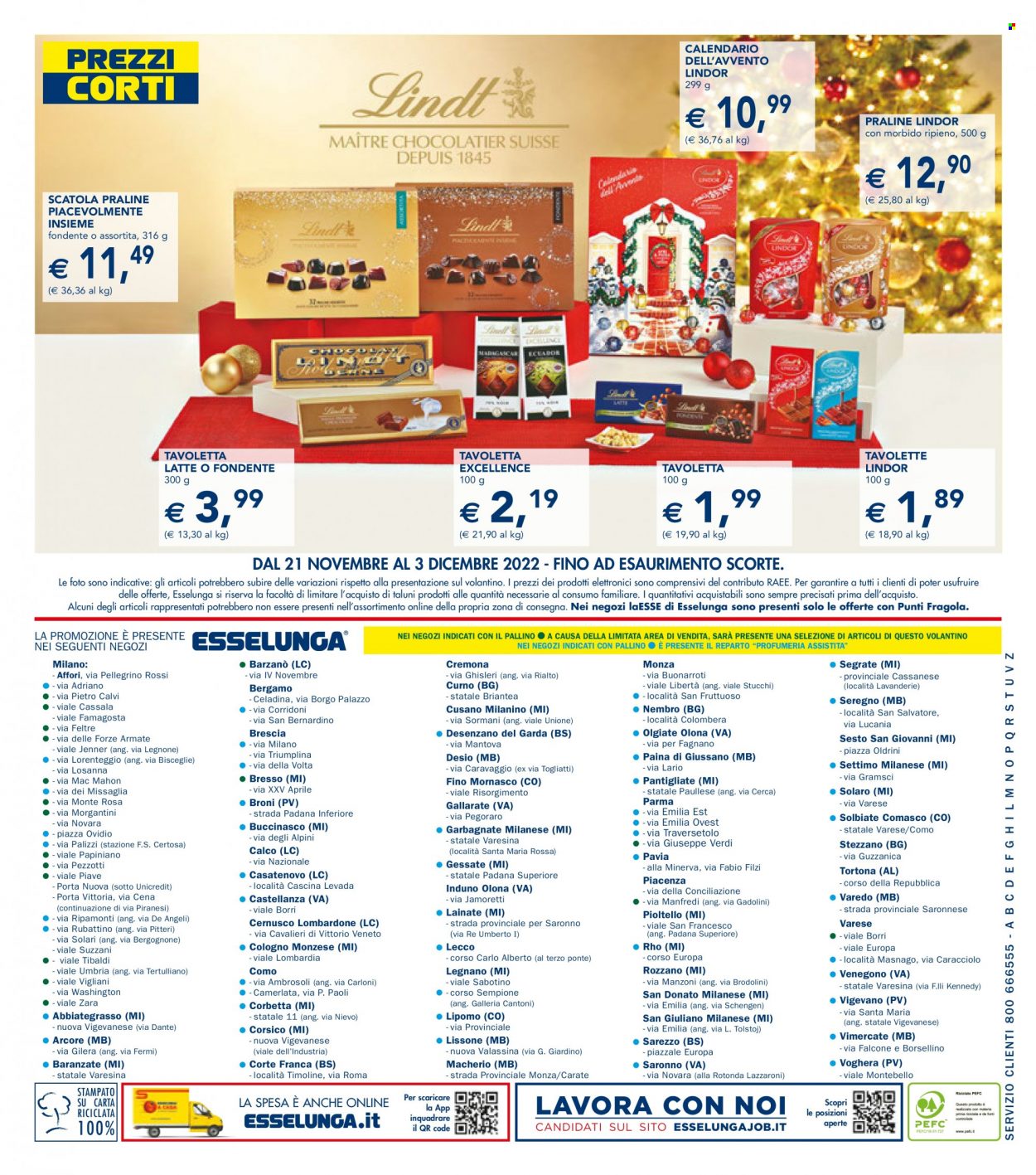 Volantino Esselunga - 21/11/2022 - 3/12/2022. Pagina 20