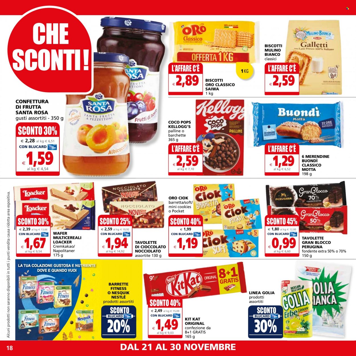 Volantino Il Gigante - 21/11/2022 - 30/11/2022. Pagina 18