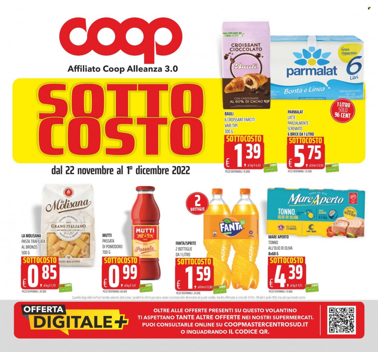 Leták Coop - 22.11.2022 - 1.12.2022. Strana 1