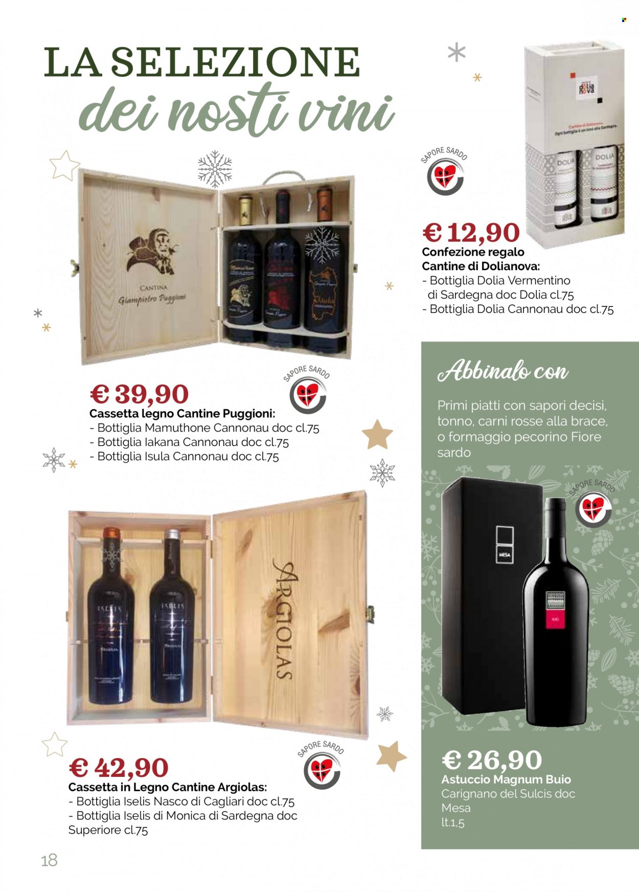 thumbnail - Volantino Pan - 14/11/2022 - 31/12/2022 - Prodotti in offerta - tonno, gelato, Magnum, vino bianco, vino rosso, vino, Vermentino, Cannonau, confezione regalo. Pagina 18.