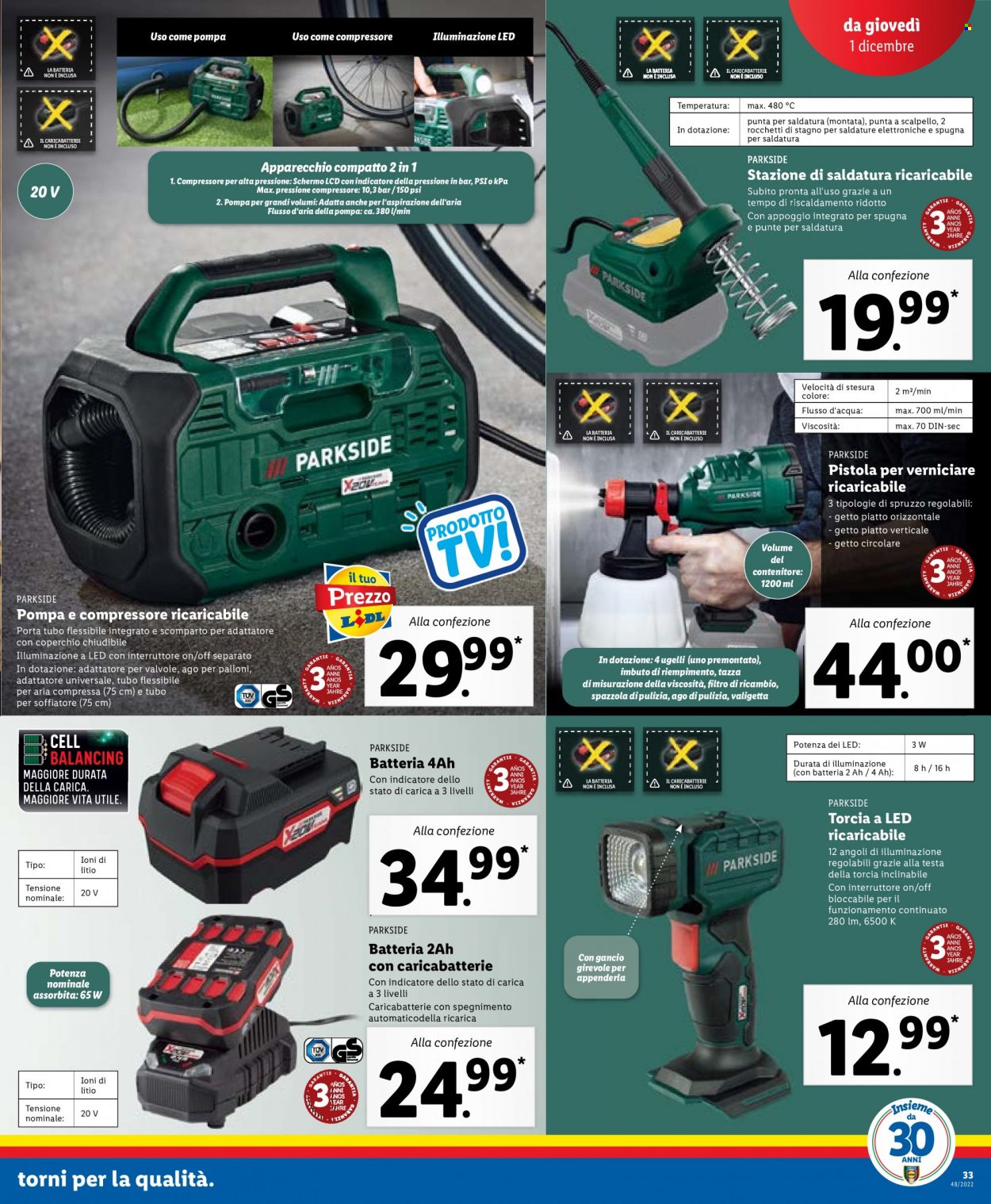 Volantino Lidl - 28/11/2022 - 4/12/2022. Pagina 33