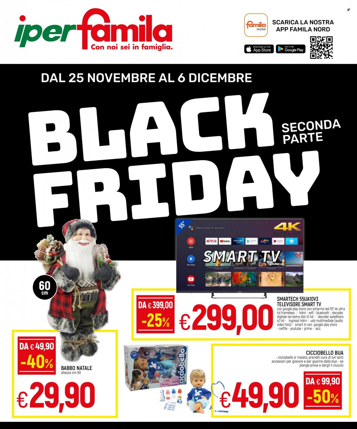 Volantino Famila - 25/11/2022 - 6/12/2022. Pagina 1