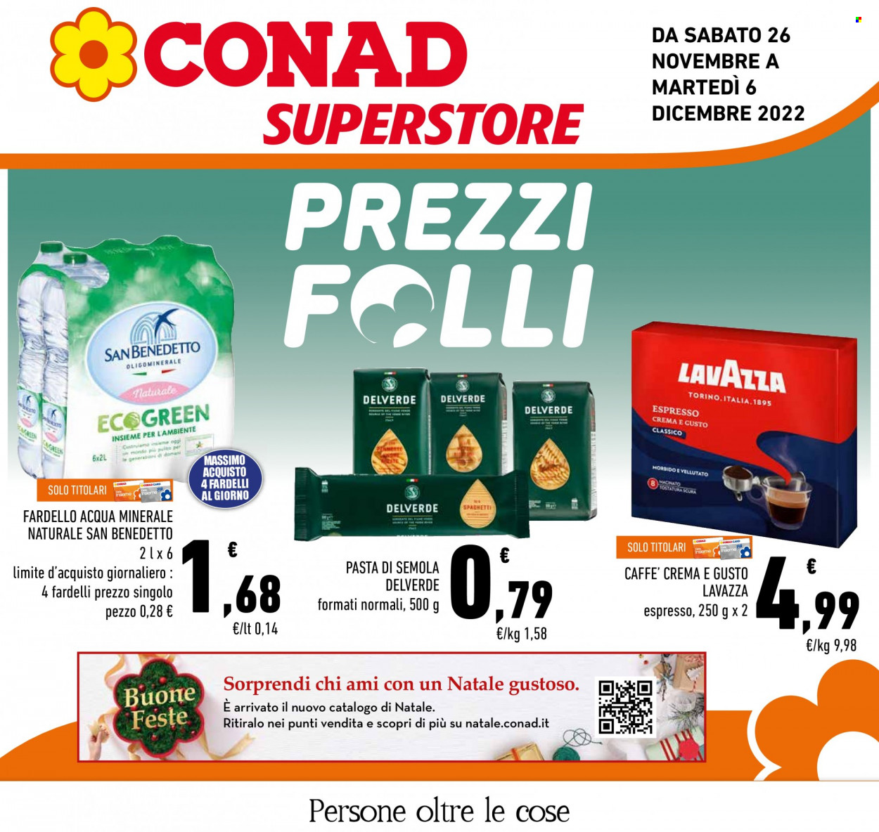Volantino Conad - 26/11/2022 - 6/12/2022. Pagina 1