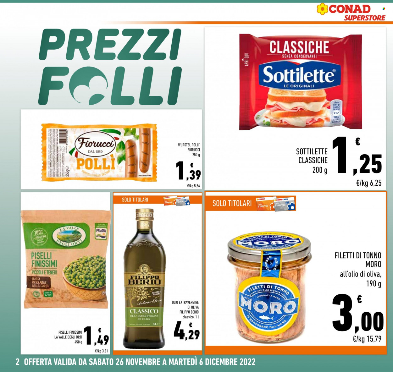 Volantino Conad - 26/11/2022 - 6/12/2022. Pagina 2