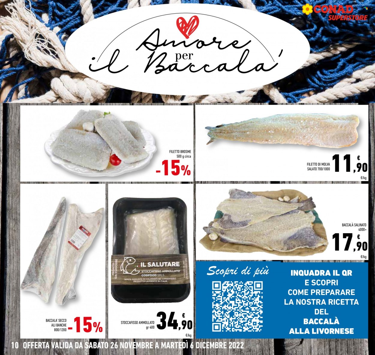 Volantino Conad - 26/11/2022 - 6/12/2022. Pagina 10