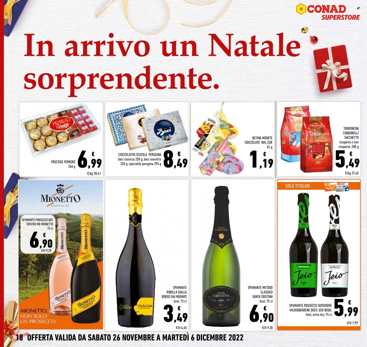 Volantino Conad - 26/11/2022 - 6/12/2022. Pagina 18