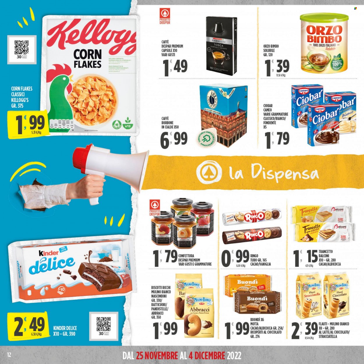 Volantino Despar - 25/11/2022 - 4/12/2022. Pagina 12