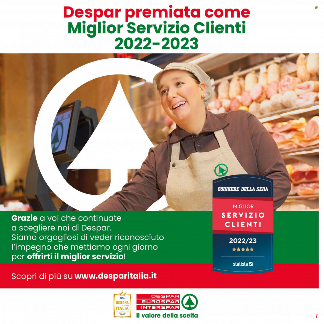 Volantino Eurospar - 25/11/2022 - 4/12/2022. Pagina 7