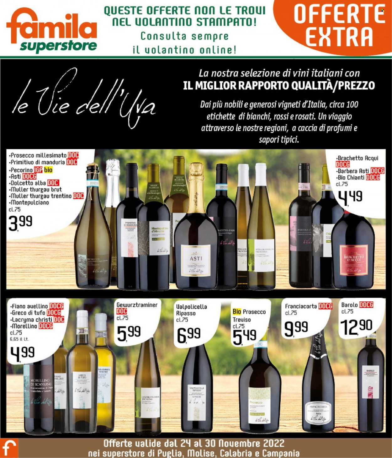 Volantino Famila - 24/11/2022 - 30/11/2022. Pagina 24