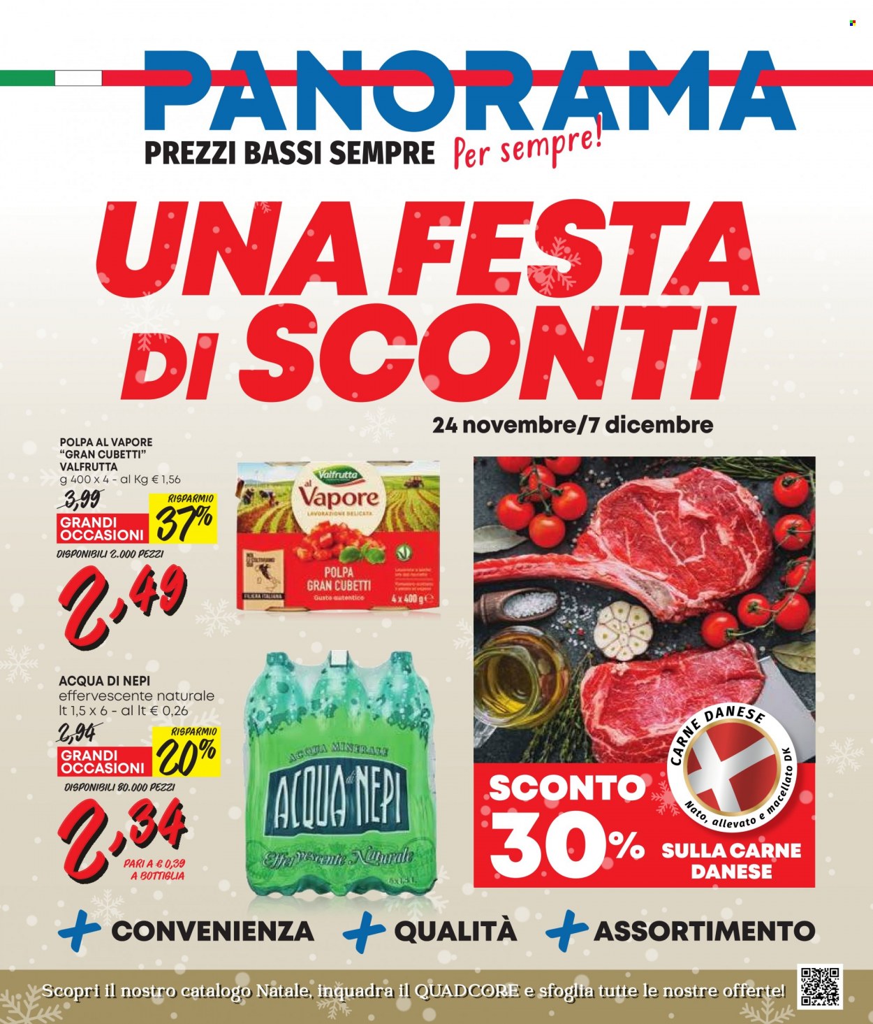 Volantino Panorama - 24/11/2022 - 7/12/2022. Pagina 1