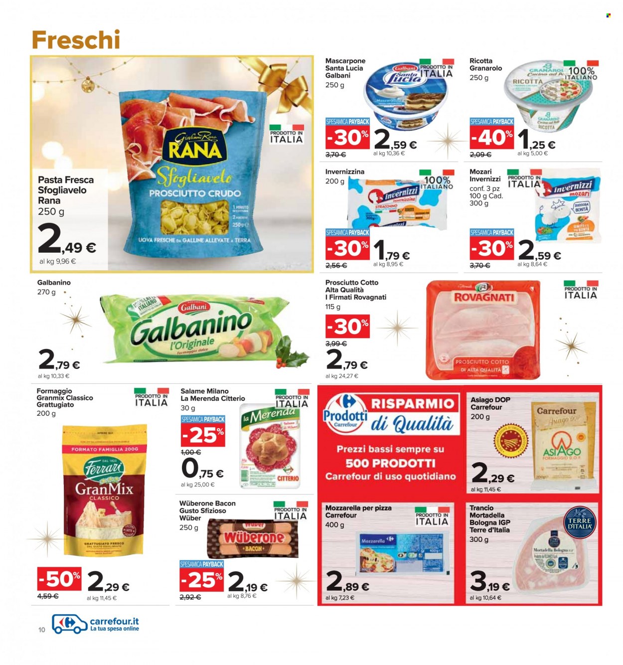 Volantino Carrefour - 29/11/2022 - 12/12/2022. Pagina 10