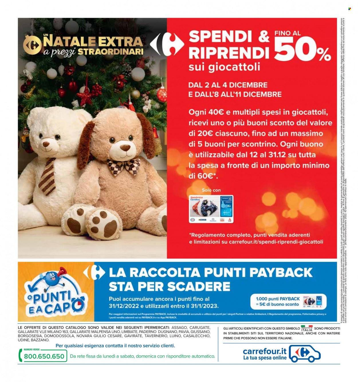 Volantino Carrefour - 29/11/2022 - 12/12/2022. Pagina 54