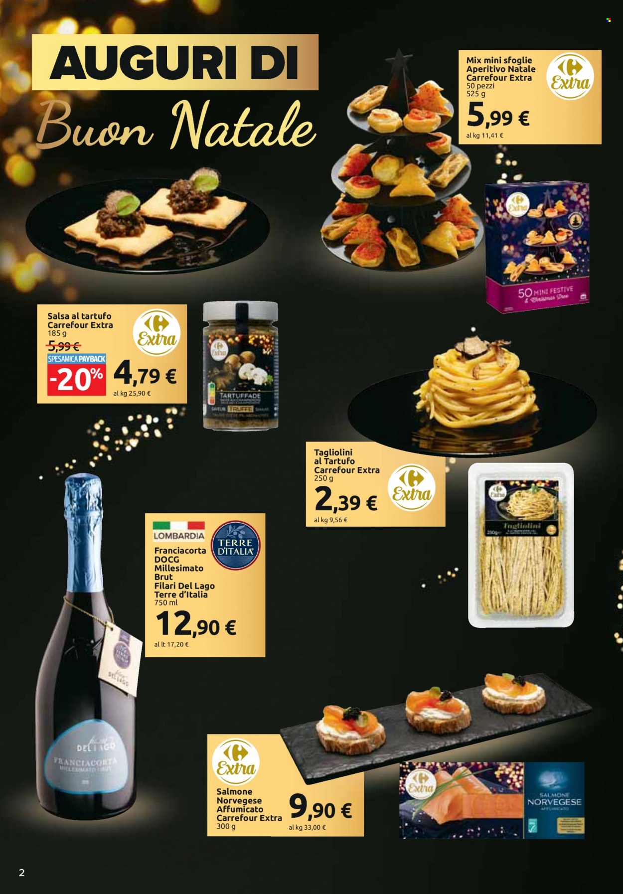 Volantino Carrefour - 29/11/2022 - 24/12/2022. Pagina 2