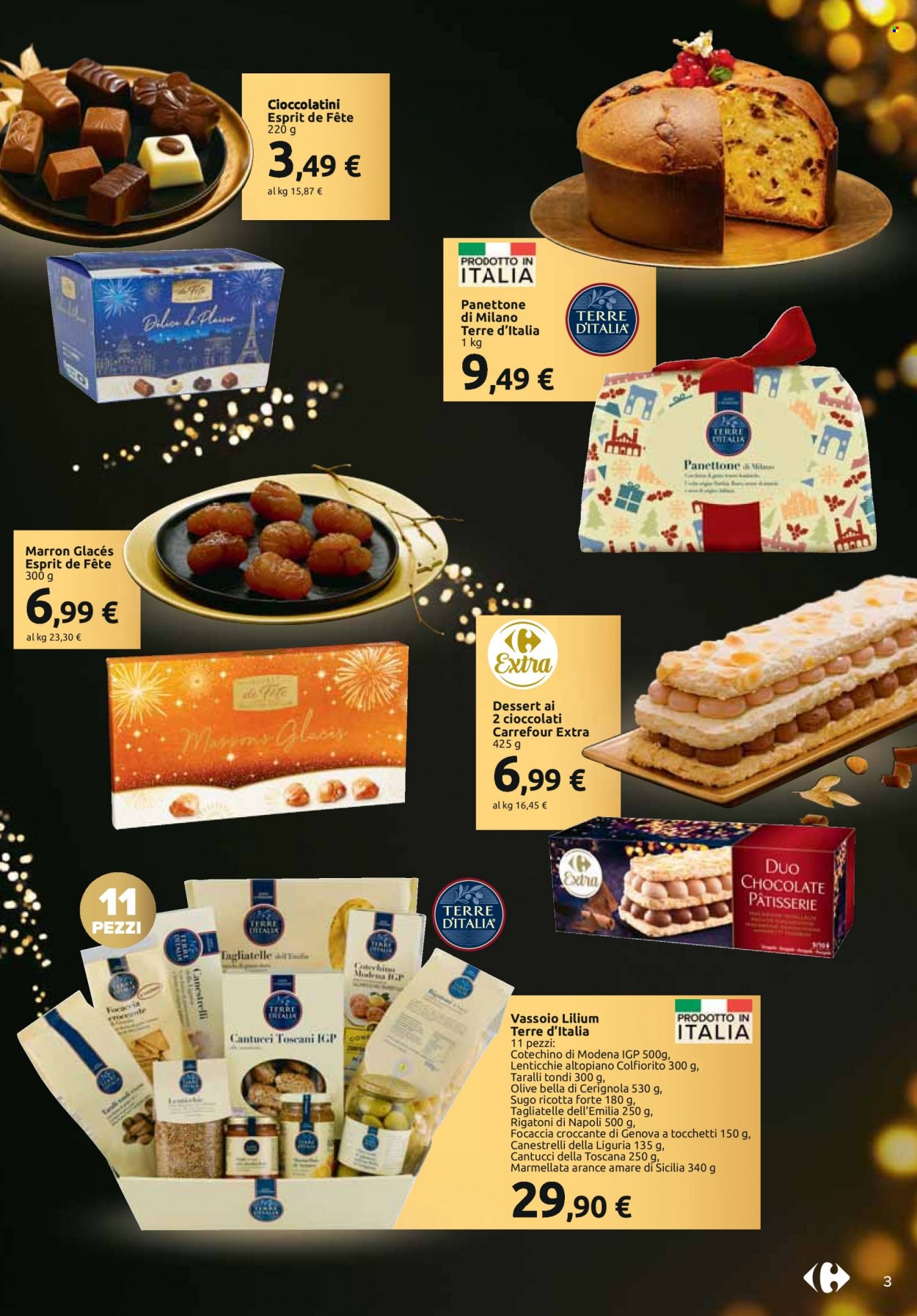Volantino Carrefour - 29/11/2022 - 24/12/2022. Pagina 3