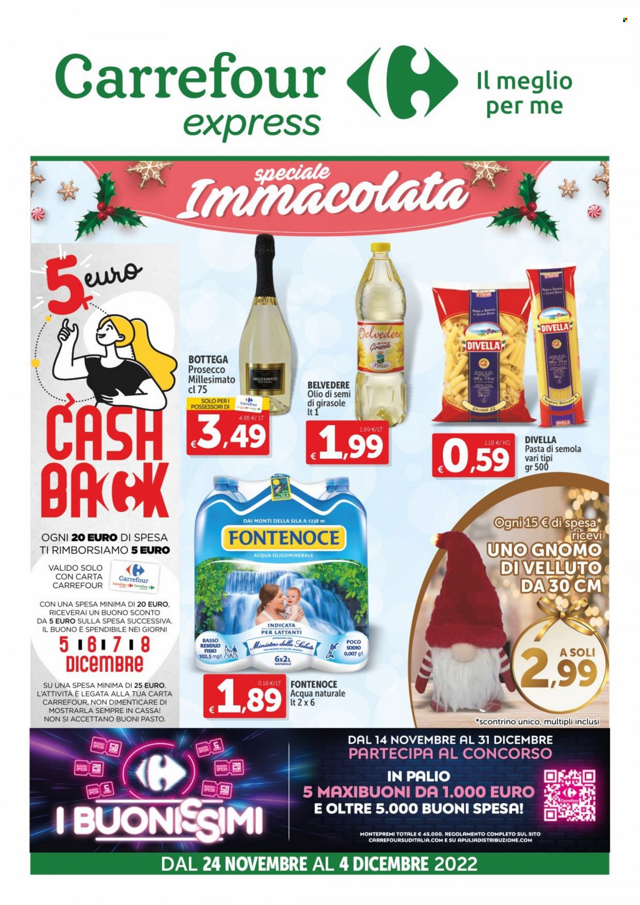 Volantino Carrefour - 24/11/2022 - 4/12/2022. Pagina 1
