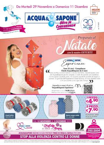 Volantino Acqua & Sapone - 29/11/2022 - 11/12/2022.