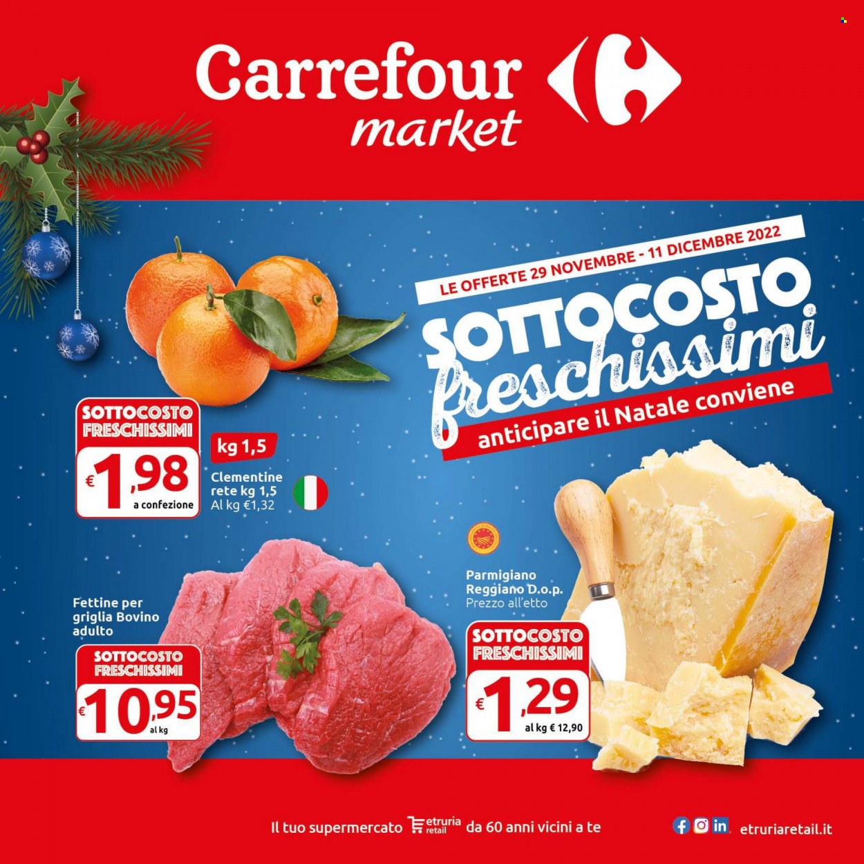 Volantino Carrefour - 29/11/2022 - 11/12/2022. Pagina 1