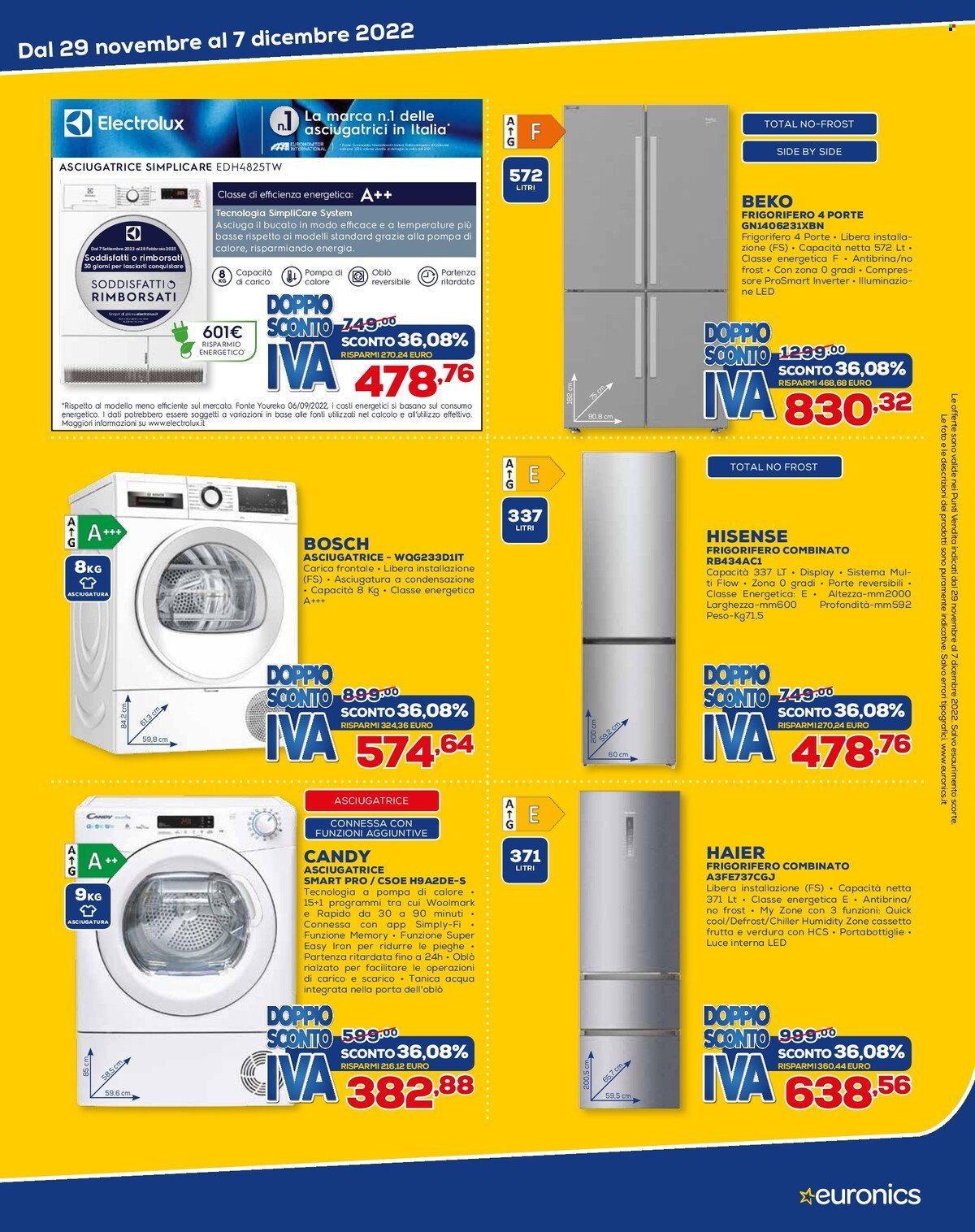 Volantino Euronics - 29/11/2022 - 7/12/2022. Pagina 20